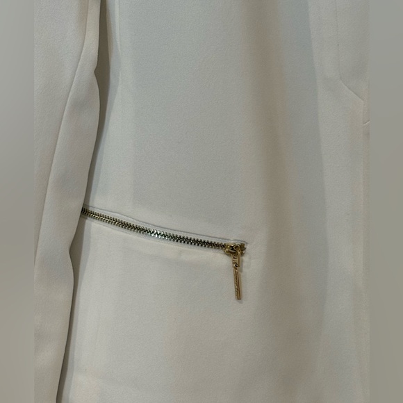 Anne Klein White Blazer with Gold Accents Women’s Size Large - Picture 2 of 6
